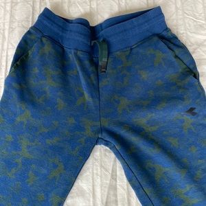 Diadora Joggers blue / green design boys Large